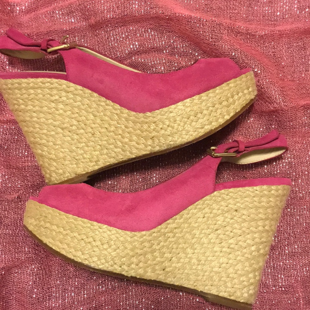 Michael Kors Pink Keelyn Wedges